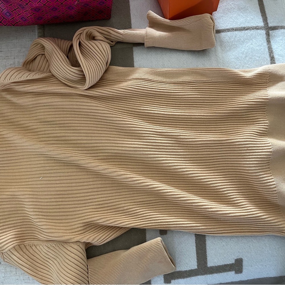 Tory Burch knit sweater top wheat color
